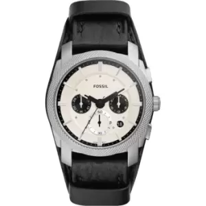 Image of Fossil Machine Chronograph Black Eco Leather Watch
