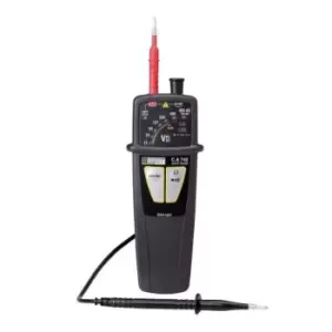 Image of Chauvin Arnoux CA 742, LED Voltage tester, 690 V ac, 750V dc, Continuity Check, Battery Powered, CAT IV