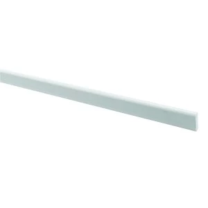 Image of Wickes PVCu White Cloaking Profile 45 x 2500mm Pack 5