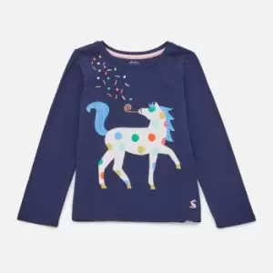 Image of Joules Kids Ava Cotton-Jersey Long Sleeve Top - 3 Years