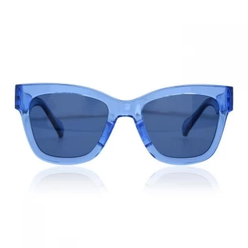 Image of adidas Originals Original 022 Square Sunglasses Ladies - Blue