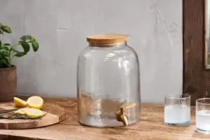 Image of Nkuku Kitto Water Dispenser Kitchen Storage Clear