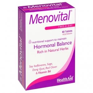 Image of HealthAid Menovital Soy Isoflavones 60 Vegetarian Tablets