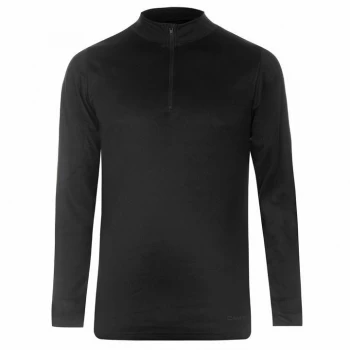 Image of Campri Thermal Zip Top Mens - Black