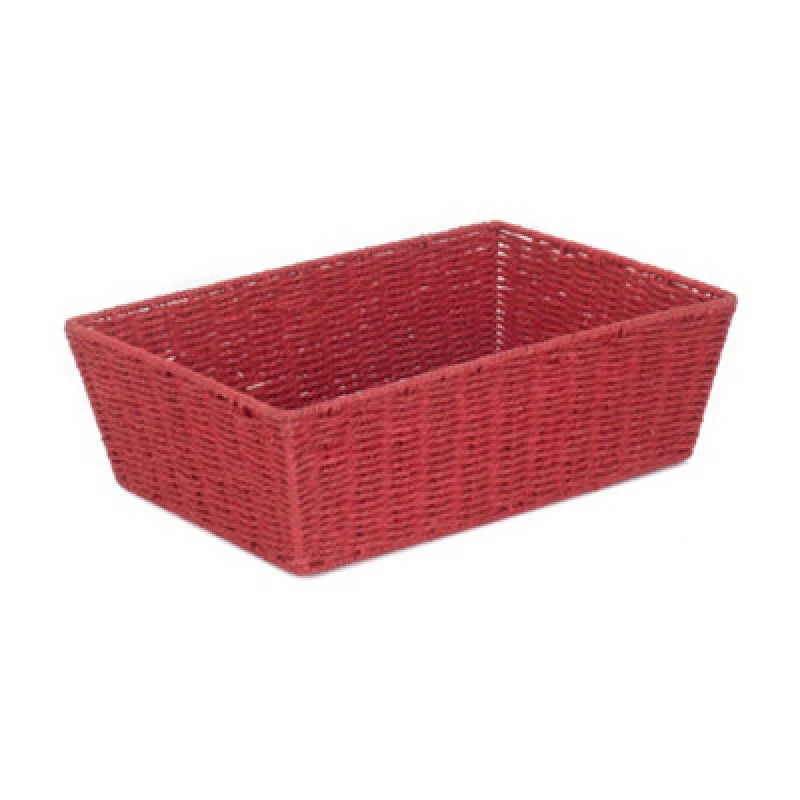 Image of Red Hamper Pt136 Paper Extra Large Red Paper Rope Tray