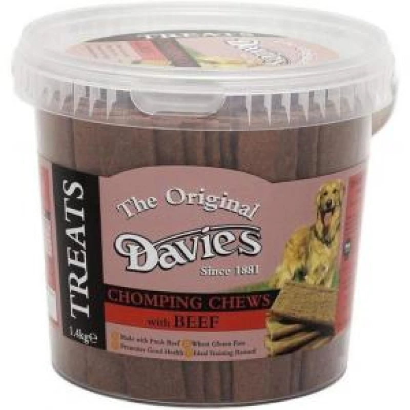Image of Davies Chomping Chews Beef 1.4Kg Jar