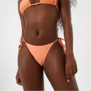 Image of Jack Wills Tie Side Bikini Bottom - Orange