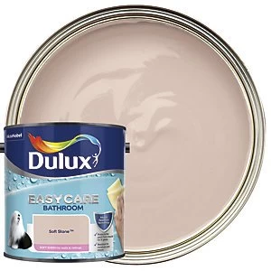 Image of Dulux Easycare Bathroom Soft Stone Soft Sheen Emulsion Paint 2.5L