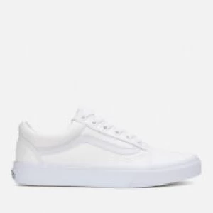 Image of Vans Old Skool Trainers - True White - UK 5