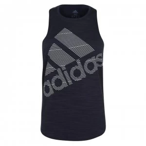 Image of adidas BOS Logo Tank Top Ladies - Legend Ink