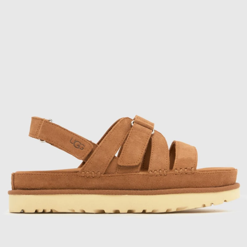 Image of UGG Goldenstar Gleam Sandals in Chestnut Chestnut UK 8 (EU 41)