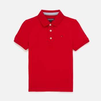 Image of Tommy Kids Boys' Iconic Polo Shirt - Apple Red - 8 Years