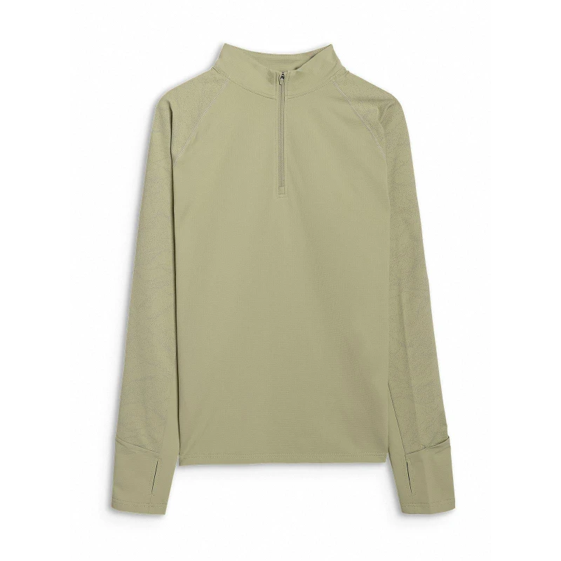 Image of 4F 4F Zip Training Top Sn54 Olive male Medium