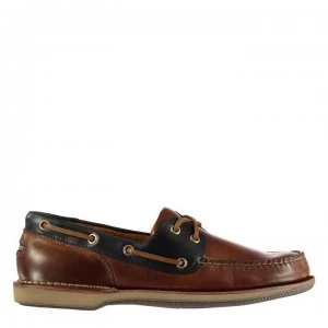 Image of Rockport Perth Shoes Mens - Dk Tan/Navy