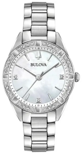 Image of Bulova 96R228 Womens Classic Sutton Mother-of-Pearl Watch