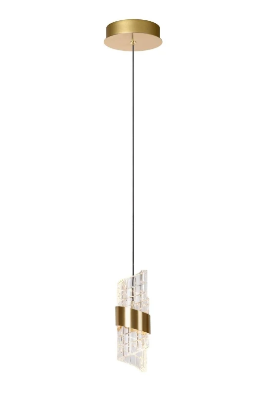 Image of Lucide 'KLIGANDE' Non Dimmable Adjustable Indoor Stylish LED Pendant Light Yellow