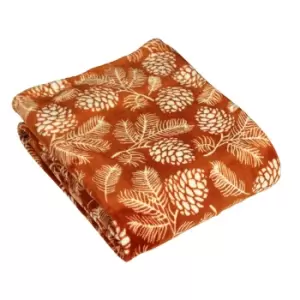 Image of Furn Irwin Throw (180cm x 140cm) (Rust)