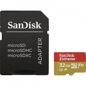 Image of SanDisk Extreme 32GB Micro SDHC Memory Card