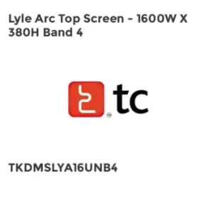 Image of TC Group Lyle Arc Top Screen - 1600W x 380H Band 4