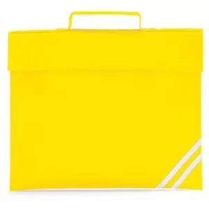Image of Quadra Classic Book Bag - 5 Litres (Pack of 2) (One Size) (Yellow)