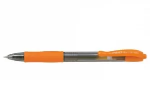 Image of Pilot G207 Gel Retractable Rollerball 0.7mm Orange PK12