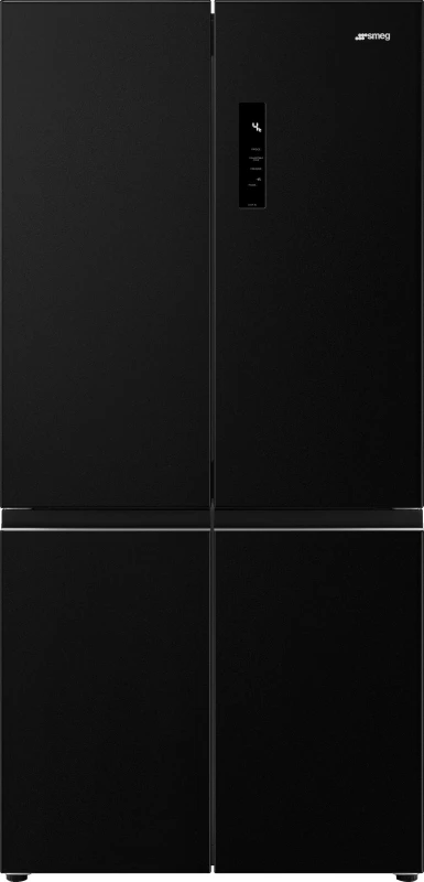 Image of Smeg FQI60KD Frost Free American Fridge Freezer - Dark Inox - D Rated