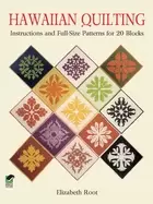 Image of hawaiian quilting instructions and full size patterns for 20 blocks