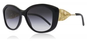 Image of Burberry BE4208Q Sunglasses Shiny Black 30018G 57mm