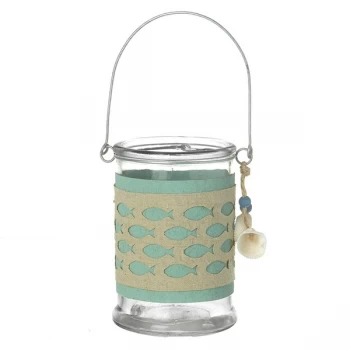 Image of Fish Decorated Tea Light Holder By Heaven Sends