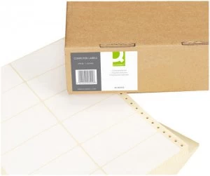 Image of Q Connect Comp Lbl 89x36 2wide Wht P8000