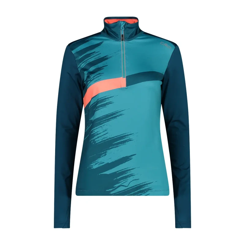 Image of CMP Half zip sweatshirt woman CMP Bleu Female XS