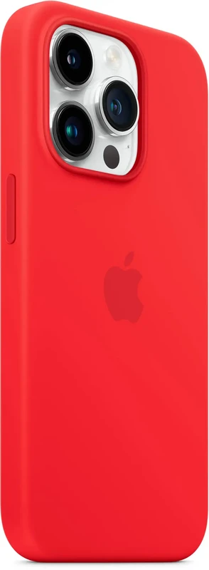 Image of Apple iPhone 14 Pro Max Silicone Case with MagSafe - (PRODUCT)RED
