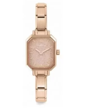 Image of Nomination 076031/025 PARIS Watch With ROSEGOLD RECTANGULAR Jewellery