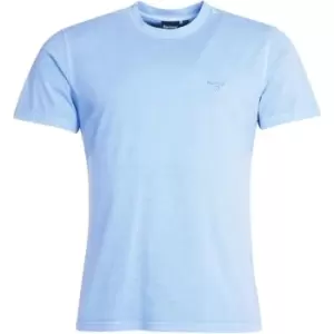 Image of Barbour Garment Dyed T-Shirt - Blue