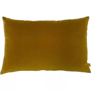 Image of Furn Velvet Cushion Cover (One Size) (Mustard Yellow)