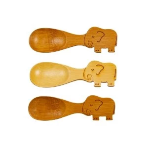 Image of Sass & Belle Elephant Bamboo Spoons - Set of 3