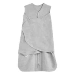 Image of Halo Grey Cotton SleepSack 1.5 Tog Swaddle, 3-6 Months