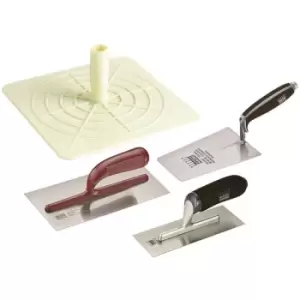 Image of Ragni Plastering Trowel Kit with Plastic Hawk - N/A