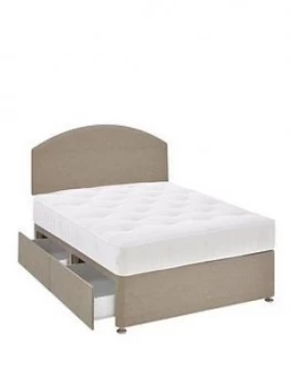 Image of Airsprung Ezra 600 Pocket Ortho Divan Bed With Storage Options - Medium Firm