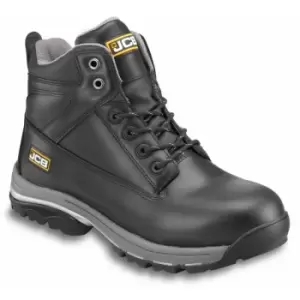 Image of JCB WORKMAX Safety Work Boots Black Steel Toecap & Midsole - Size 6