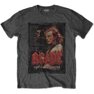 Image of AC/DC - Donington Set Unisex Medium T-Shirt - Grey
