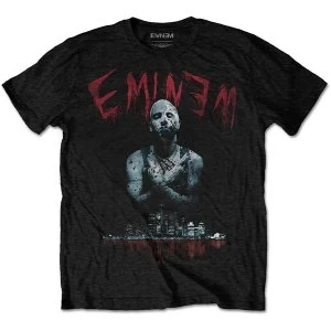 Image of Eminem - Bloody Horror Mens Medium T-Shirt - Black