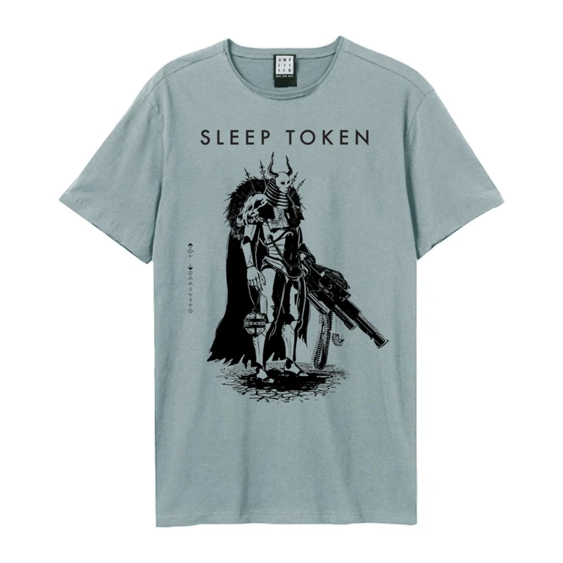 Image of Amplified Amplified Men The Summoning Sleep Token T-Shirt in Pale Blue Size: X-Small Pale Blue XS Male 5063574716772