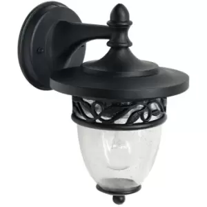 Image of Elstead Burford - 1 Light Outdoor Wall Lantern Light Black IP44, E27