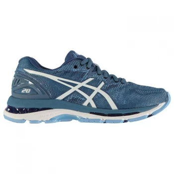 Image of Asics Gel Nimbus 20 Ladies Running Shoes - Blue/Blue