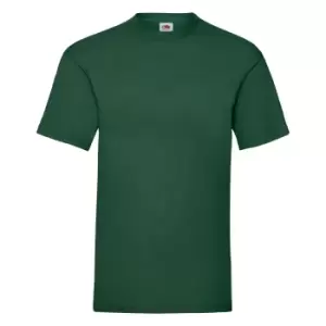 Image of Fruit Of The Loom Mens Valueweight Short Sleeve T-Shirt (M) (Bottle Green)