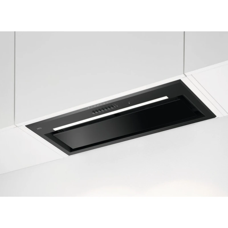 Image of AEG GDG969AB 9000 AutoSense Series 90cm Canopy Cooker Hood - Black GDG969AB Black