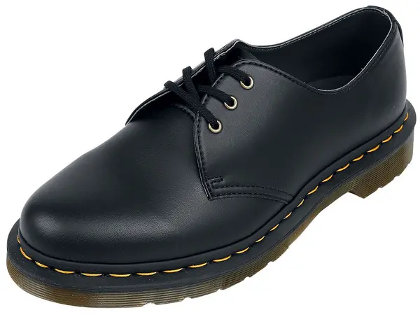 Image of Dr. Martens 1461 Vegan Black Felix Rub Off Lace-up shoe Black EU41 Unisex