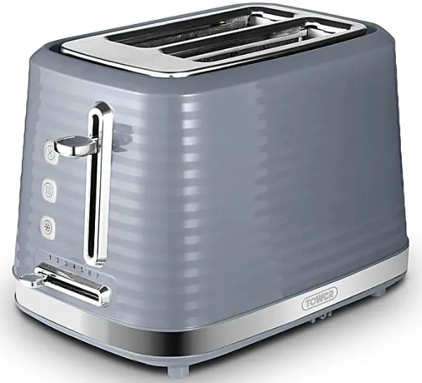 Image of Tower Saturn T20083GRY 2 Slice Toaster