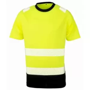 Image of Result Genuine Recycled Mens Safety T-Shirt (XXL-3XL) (Fluorescent Yellow) - Fluorescent Yellow